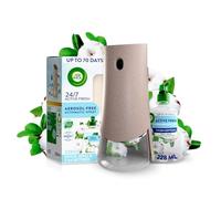 Air Wick Aerosol-Free Automatic Air Freshener Spray Kit, Fresh Cotton, 1 Gadget & 1 Refill (228ml), 24x7 Active Fresh Odour Neutraliser, Lasts Up to 70 Days, Air freshener for Home