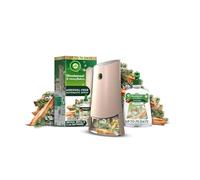Air Wick Aerosol-Free Automatic Air Freshener Spray Kit| Frosted Sandalwood & Snowflakes| 1 Gadget, 1 Refill and 2 AA Batteries| 24x7 Active Fresh Odour Neutraliser | Lasts Up to 70 Day