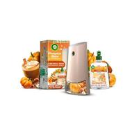 Air Wick Aerosol-Free Automatic Air Freshener Spray Kit| Pumpkin Spice & Everything Nice| 1 Gadget, 1 Refill and 2 AA Batteries| 24x7 Active Fresh Odour Neutraliser | Lasts Up to 70 Day