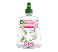 Air Wick Aerosol-Free Automatic Air Freshener Spray Refill, Jasmine Bouquet, Pack 1 x 228ml, 24x7 Active Fresh Odour Neutraliser, Lasts Up to 70 Days, Air freshener For Home