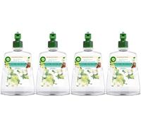 Air Wick Aerosol-Free Automatic Air Freshener Spray Refill, Morning Meadows, Pack 4 x 228ml, 24x7 Active Fresh Odour Neutraliser, Lasts Up to 280 Days, Air freshener For Home