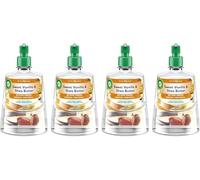 Air Wick Aerosol-Free Automatic Air Freshener Spray Refill, Vanilla & Honey Suckle, Pack 4 x 228ml, 24x7 Active Fresh Odour Neutraliser, Lasts Up to 280 Days, Air freshener For Home
