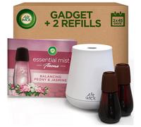 Air Wick Air Freshener Essential Oils Bundle Pack (1 Gadget + 2 Refills), BALANCING PEONY & JASMINE, Lasts Total Up to 90 days
