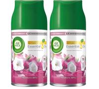 Air Wick Air Freshener, Freshmatic Auto Spray Refill, Smooth Satin and Moon Lily, 250ml (Pack of 2)