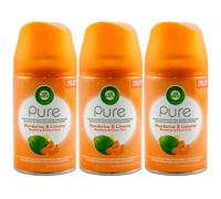 Air Wick Air Freshener MANDARIN & LIME 3 x 250ml Automatic Spray Refill