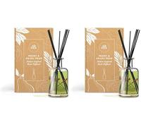Air Wick Air Freshener Premium Reed Diffuser, Peony and Anjou Pear, Pack 1 x 44ml, Lasts up to 12 weeks, Room Diffuser (Pack of 2)