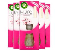 Air Wick Air Freshener, Reed Diffuser, Pure Cherry Blossom, 25 ml, Pack of 5