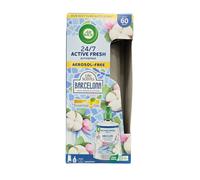 Air Wick Air Freshner Barcelona Fresh Breeze and Cotton 24/7 Active Fresh kit 204ml