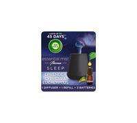 Air Wick Aromatherapy Essential Mist Diffuser Starter Kit - Automatic Air Freshener, Sleep Fragrance, 1 Gadget + 1 Refill (3206436)