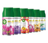 Air Wick Automatic Air Freshener Freshmatic Spray Refills: Crisp Linen & Lilac, Island Mango, Pink Sweet Pea, Purple Lavender Meadow, Satin & Moon Li