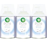 Air Wick Automatic Air Freshener Freshmatic Spray Refills, Fresh Cotton, Pack 3 x 250ml, Natural Essential Oils, Air freshener