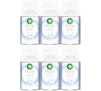 Air Wick Automatic Air Freshener Freshmatic Spray Refills, Fresh Cotton, Pack 6 x 250ml, Natural Essential Oils, Air freshener