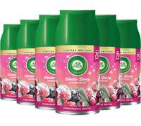 Air Wick Automatic Air Freshener Freshmatic Spray Refills| Odour Neutraliser, Bathroom and Room Air Freshener|Winter Berry Wonderland|6 x 250ml Refills| (70 Days per refill)