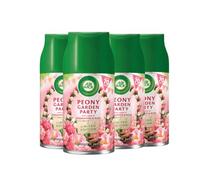 Air Wick Automatic Air Freshener Freshmatic Spray Refills, Peony Garden Party, Pack 4 x 250ml, Natural Essential Oils, Last up to 280 days, Air freshener