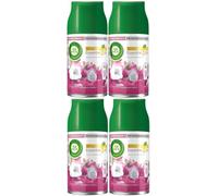 Air Wick Automatic Air Freshener Freshmatic Spray Refills, Smooth Satin Moon Lily, Pack 4 x 250ml, Natural Essential Oils, Last up to 280 days, Air freshener