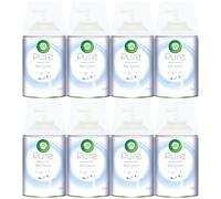 Air Wick Automatic Air Freshener Freshmatic Spray Refills, Spring Breeze & Island Vanilla, Pack 8 x 250ml, Natural Essential Oils, Last up to 560 days, Air freshener