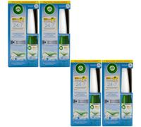 Air Wick Automatic Fragrance Spray Cotton & White Lilac 4 X Starter Set