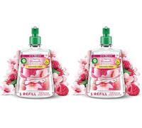 Air Wick Cherry Blossom & Raspberry Aerosol-Free Automatic Spray Refill 228ml, Lasts up to 70 Days, Air Freshener (Pack of 2)