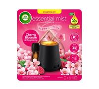 Air Wick Cherry Blossom & Raspberry Essential Mist Kit 20ml, Lasting for up to 45 days per refill, Air Freshener
