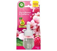 Air Wick Cherry Blossom & Raspberry Liquid Electrical Single Refill 1x19ml, Lasts for up to 100 days, Air Freshener