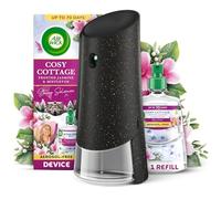 Air Wick Cosy Cottage, Frosted Jasmine & Mistletoe Aerosol Free Automatic Spray Kit, Lasts up to 70 Days, Christmas Fragrance