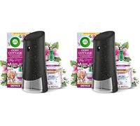 Air Wick Cosy Cottage, Frosted Jasmine & Mistletoe Aerosol Free Automatic Spray Kit, Lasts up to 70 Days, Christmas Fragrance (Pack of 2)