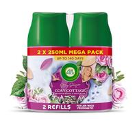 Air Wick Cosy Cottage Frosted Roses & Snowberry|Freshmatic Max Twin Refill |2 x 250ml |Pack of 1 | Infused with Natural Essential Oils