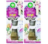 Air Wick|Cosy Cottage - Frosted Roses & Snowberry|Air Freshener Reed Diffuser|42ml |Single Pack (Pack of 2)