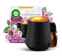 Airwick Essential Mist Diffuser Kit, Cosy Cottage by Stacey Solomon,1 Device & 1 refill (20 ml), Natural Essential Oils, Last up to 45 days, Air freshener