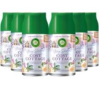 Air Wick Cosy Cottage Frosted Roses & Snowberry|Freshmatic Max Refill | Infused with Natural Essential Oils (Cosy Cottage, Pack of 6)