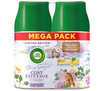 Air Wick Cosy Cottage Frosted Roses & Snowberry|Freshmatic Max Twin Refill |2 x 250ml |Pack of 1 | Infused with Natural Essential Oils