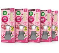 Air Wick Cosy Rose Tea Essential Oils Reeds Diffuser 42ml Pack of 5