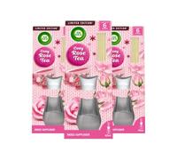 Air Wick Cosy Rose Tea Reeds Diffuser 42ml | 3 Pack | Improve your home fragrance for up to 8 weeks, Infused with 2x more natural essential oils
