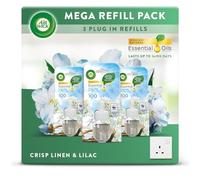 Air Wick|Crisp Linen & Lilac|Plug in Electrical Air Freshener Refill Pack |Pack of 3 | Lasts up to 300 Days