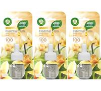 Air Wick Electrical Plug In Refills, White Vanilla Bean, 19ml Refill x 3 (Total 3 Refills)