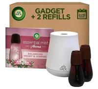 Air Wick Essential Mist Bundle Kit, Peony & Jasmine, 1 Device & 2 refill (20ml), Natural Essential Oils, Last up to 45 days, Air freshener