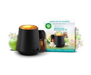 Air Wick Essential Mist Diffuser Kit, Morning Meadow by Stacey Solomon, 1 Device & 1 refill (20ml), Natural Essential Oils, Last up to 45 days, Air