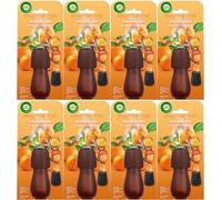 Air Wick Essential Mist Refills, Mandarin & Sweet Orange, Pack 8 x 20ml, Natural Essential Oils, Last up to 180 days, Air freshener