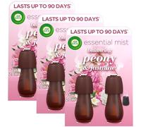 Air Wick Essential Mist Refills Peony & Jasmine 20ml (Pack of 6) - Fragrant Mist Diffuser Refills