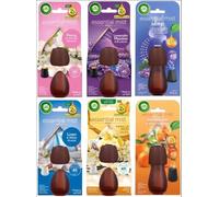 Air Wick Essential Mist Refills, Peony & Jasmine, Lavender, Sleep, Linen & Petals, Vanilla Haze, Mandarin & Sweet Orange, Pack 6 x 20ml, (6 different scents - 1 of each)