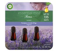 Air Wick Essential Mist Triple Refills, Sleep, Pack 3 x 20ml, Natural Essential Oils, Last up to 135 days, Air freshener
