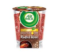 Air Wick Candle Air Freshener, Mulled Wine Scent, 105g
