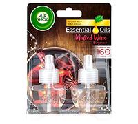 Air Wick Scented Oil for Electrical Plug Diffuser, Mulled Wine, 2 x 19ml