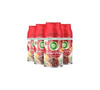 Air Wick Essential Oils Freshmatic Autospray Mulled Wine Scent, 4 Refills X 250 ml