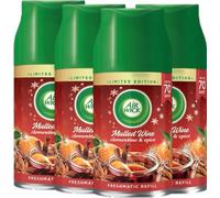 Air Wick Essential Oils Freshmatic Autospray Mulled Wine Scent, 4 Refills X 250 ml