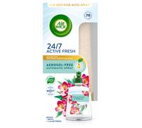 Air Wick Aerosol-Free Automatic Air Freshener Spray Kit, Eucalyptus & Freesia, 1 Gadget & 1 Refill (228ml), 24x7 Active Fresh Odour Neutraliser, Lasts Up to 70 Days, Air freshener For Home