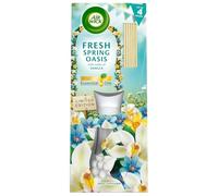 Air Wick Fresh Spring Oasis Essential Oils Reeds Diffuser 25ml. Lasts for up to 4 weeks. Air Freshener (Pack of 1)