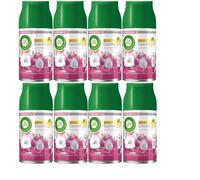 Air Wick Freshmatic Refills - 250ml (8-Pack) | Smooth Satin & Moon Lily Scent | Automatic Air Freshener