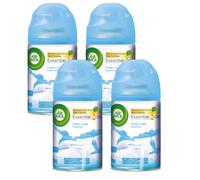 Air Wick Freshmatic 4 Refills Automatic Spray Fresh Linen 4ct New Look Same familiar smell of Fresh Laundry Essential Oil Odor Neutralizati