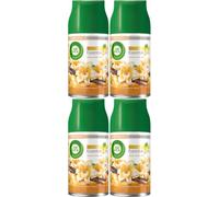 Air Wick Freshmatic Refills, White Vanilla Bean - 250ml (Pack of 4) - Long-Lasting Odour Neutralisation with Natural Essential Oils